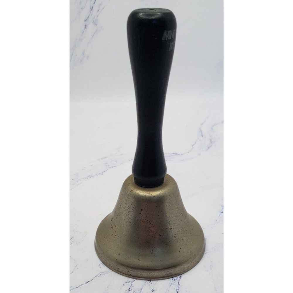 Wood and Aluminum Hand Held Collectible Tops Kops Dinner Bell